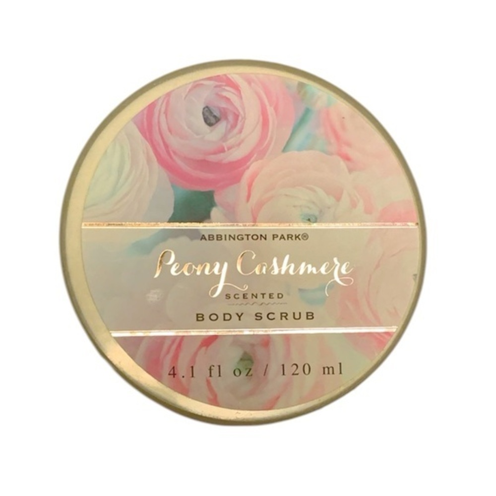 Abbington Park Peony Cashmere Body Scrub Exfoliating 4.1 oz/120mL New